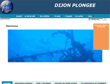 Tablet Screenshot of dijon-plongee.com